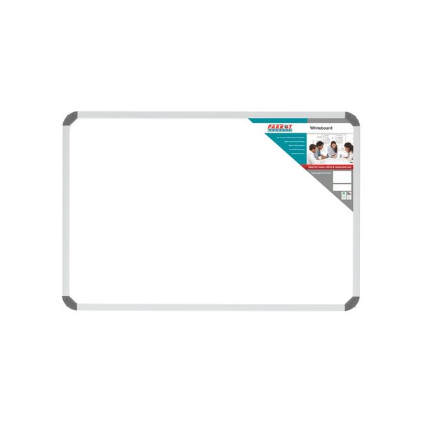 Parrot Products Non-Magnetic Slimline Whiteboard 600 × 450mm