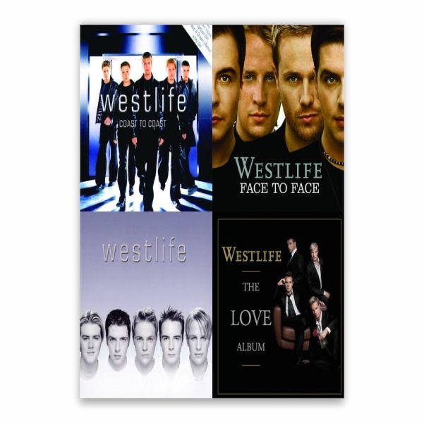Westlife Album Covers Poster - A1