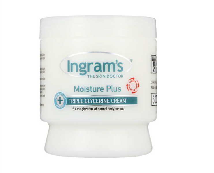 Ingram's Triple Glycerine Cream 500g - Moisture Plus