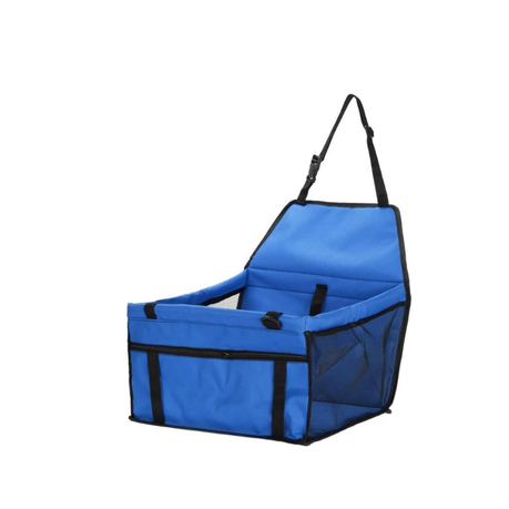 Pet Booster Car Seat Dog/Cat & Safety Buckle Safe Travel Carrier Transport Image