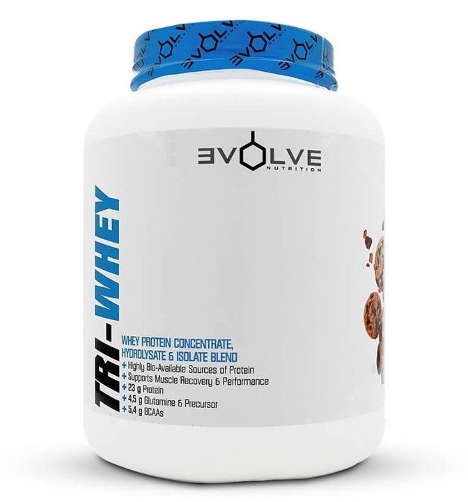 Evolve Nutrition 2kg TriWhey Protein Powder Strawberry Buy Online