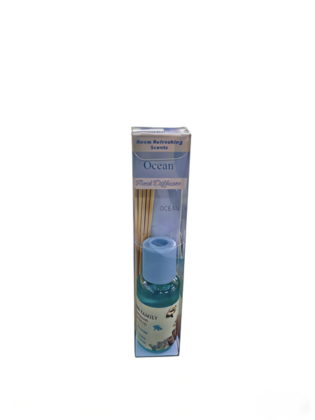 Ocean Breeze Reed Diffuser Set - Fresh Marine Scent for Home &amp; Office Use
