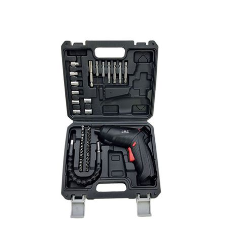 47-Piece Electric Screwdriver Set with Torque Bits, Manual & Power Mode