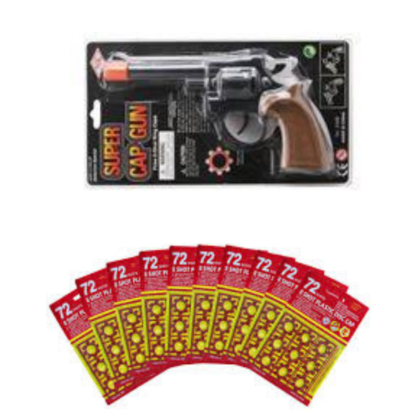 Super Cap Gun Detective Special - Cap Gun with 10 Packs of 72 Cap Shots