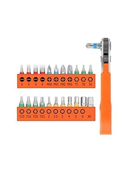 23-in-1 Mini Ratchet Wrench &amp; Bits Set