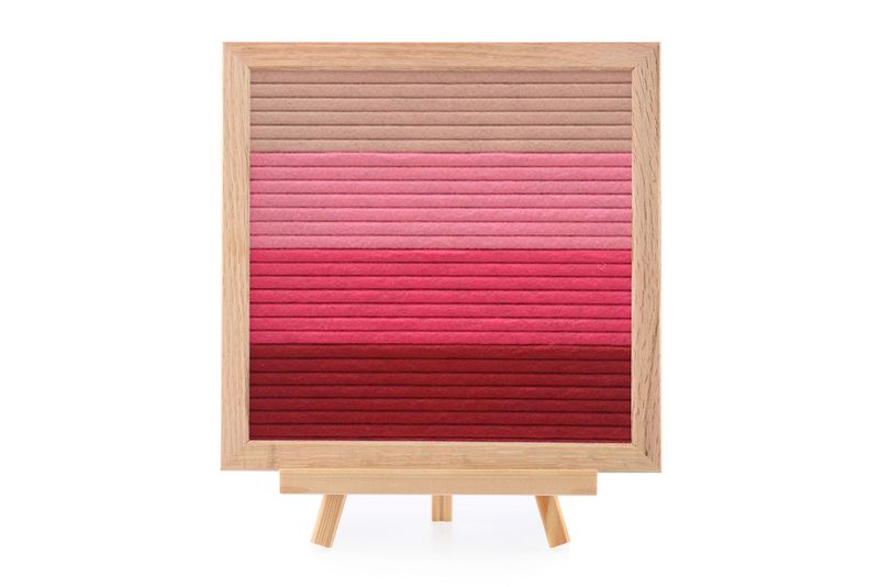 Stallion Premium Pink Ombré Felt Letter Board image