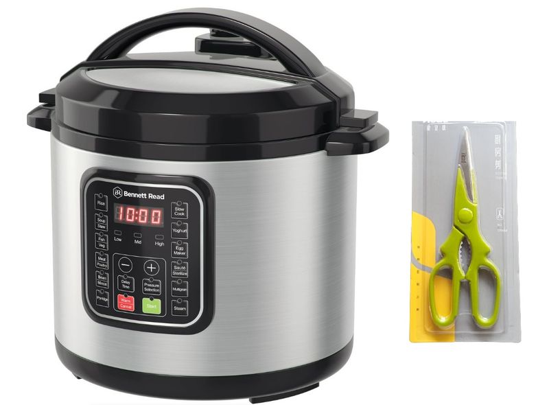 Bennet Read Superchef 6L Multicooker All in One + Kitchen Shears