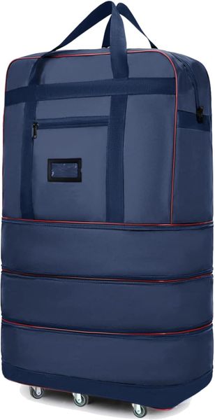 Expandable Collapsible Lightweight Suitcase with Wheels for Travel