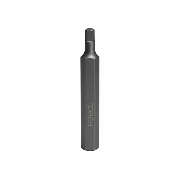 Force 10mm Hex Bit 5mm x 75mm for 3/8-inch Drive Tools