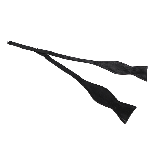 Tuxedo Tie Satin Bow Tie for Men - Black