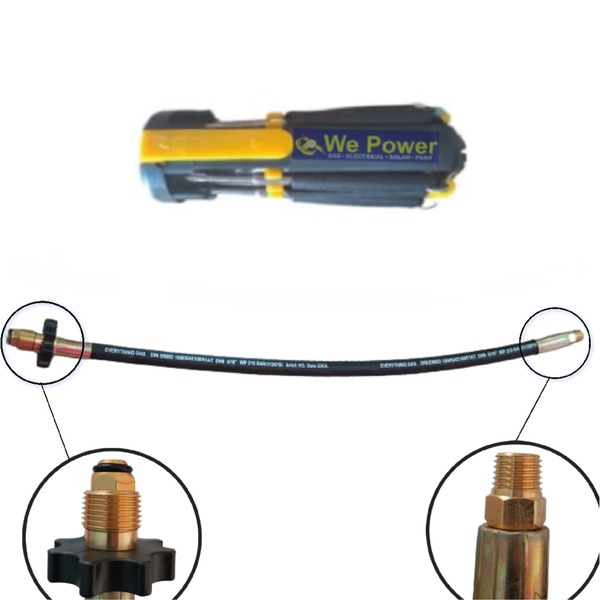 Gas Pipe Industrial Gas Pigtail With Free Screwdriver Set