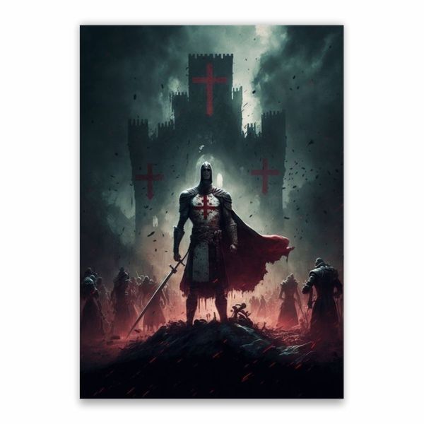 Templar Battle Poster - A1