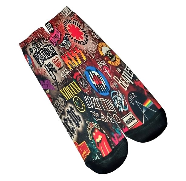 Retro Style Novelty Socks - Rock / Metal