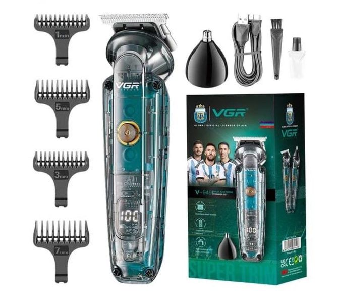 VGR V-102 Grooming Kit Electric Shaver Nose Body Hair Trimmer Clipper Set