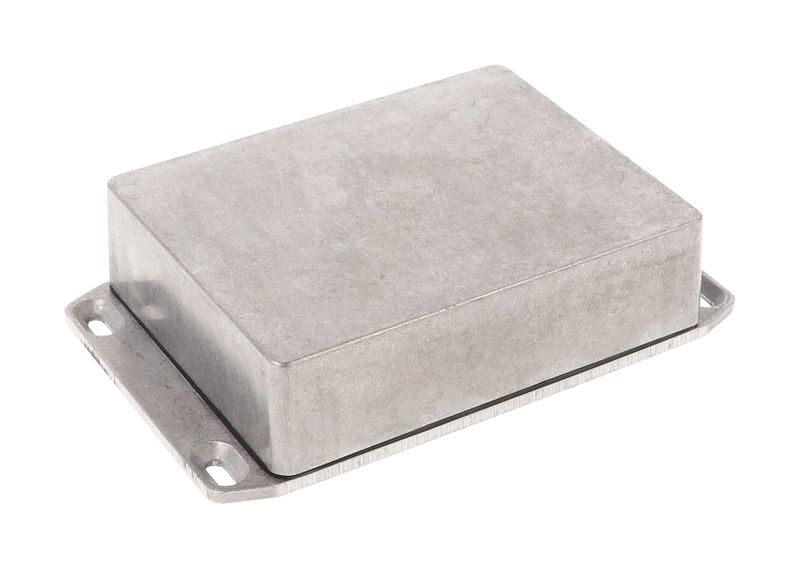 1590WBBFL Aluminium Enclosure 118x93x36mm Flanged Unpainted