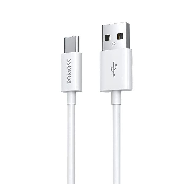 Romoss USB to Type-C Fast Charge Data Cable 1m - White