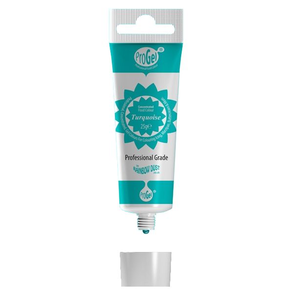 Rainbow Dust TURQUOISE BLUE ProGel Icing Colour Cake Decoration - 20-Pack