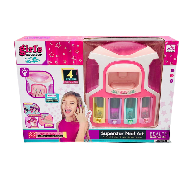 Kids Nail Art Kit Set With Dryer