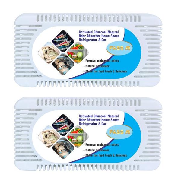 Activated Charcoal Natural Odor Absorber Refrigerator Home Shoes Car 3 Pack