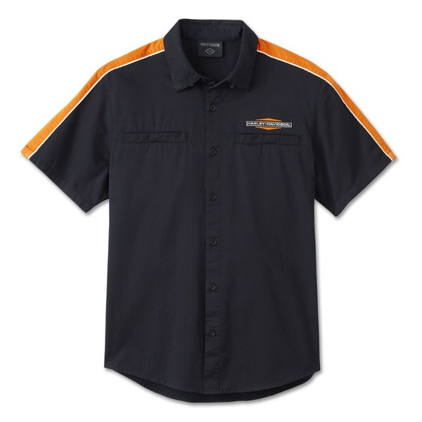 Men's Stacked Bar &amp; Shield Long Sleeve Shirt image
