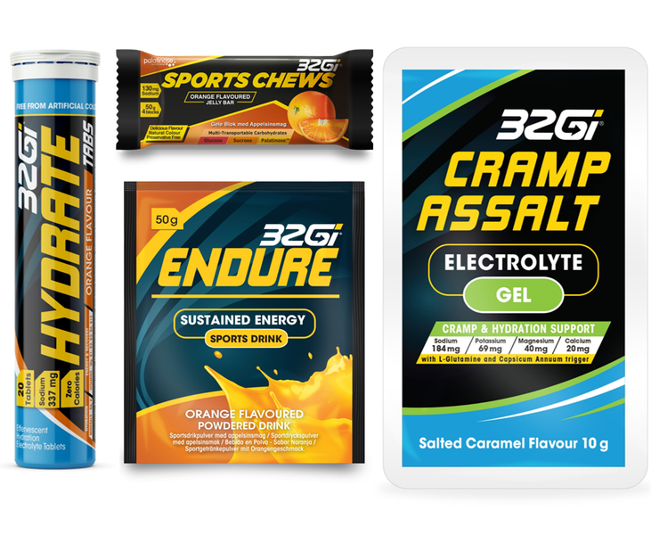Sport Nutrition - Endure &amp; Hydrate &amp; Cramp Assault &amp; Chews - Orange