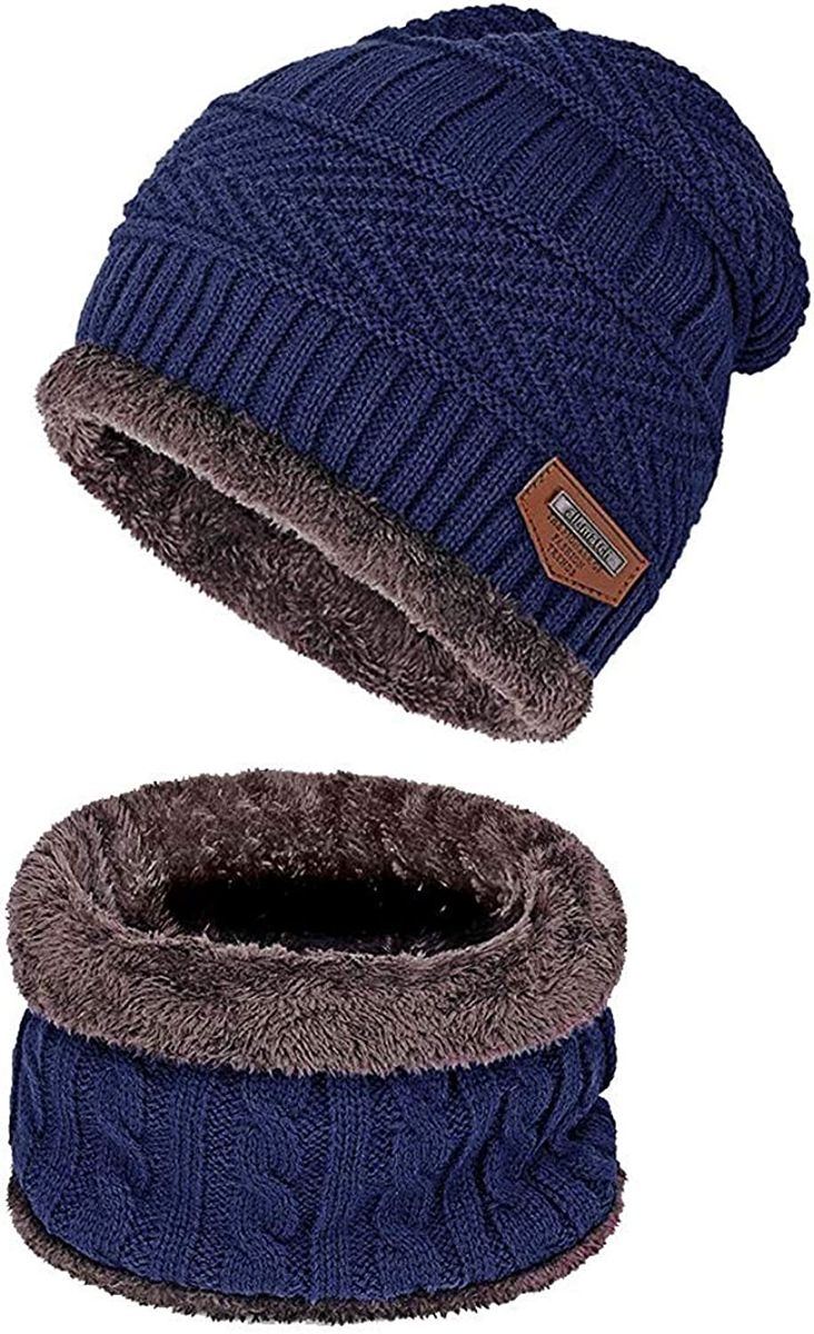 Men and Women Winter Hat with Scarf | Shop Today. Get it Tomorrow