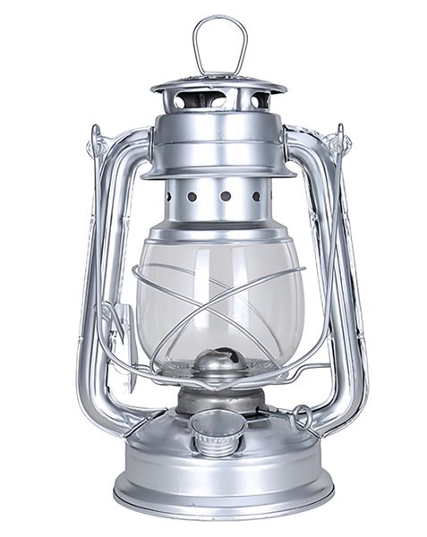 Retro Outdoor Kerosene Lantern Iron Handheld Camping Light, Height 19 cm