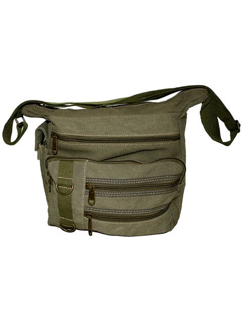 Fino MB-3389 Multi-Pockets Canvas Messenger Shoulder Bag | Shop Today ...