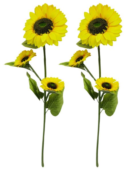2Piece Artificial Sunflowers Long Stick (104 CM)