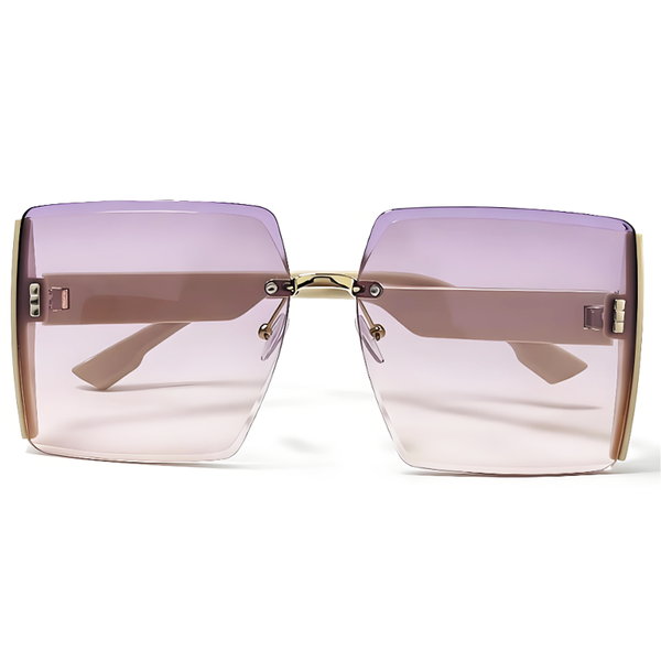 Women's Oversized Square Sunglasses - Luxury Gradient UV Fashion Shades