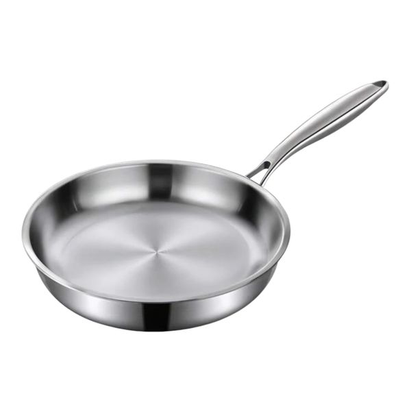 Premium Stainless Steel Frying Pan - Multiple Sizes