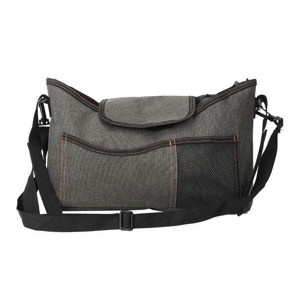 Baby Stroller Bag with Six Pockets and Adjustable Strap for Storage