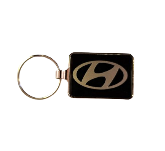 Hyundai Stainless Steel Tag Keyring