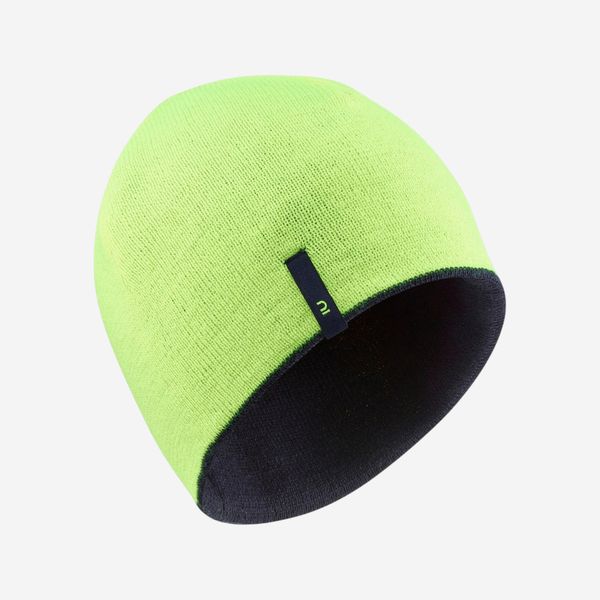 Wedze Kids' Reversible Ski Hat - Yellow &amp; Blue