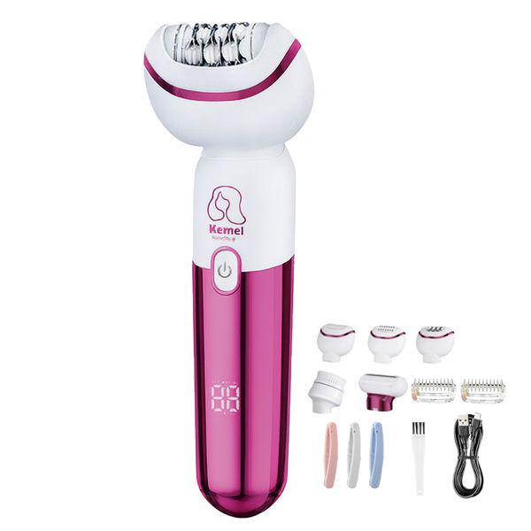 5 in1 Epilator Shaver Trimmer for Women Cordless Electric Hair Remover