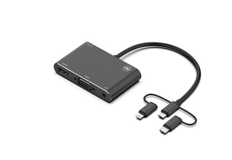 Type-C/Lightning/Micro USB to HDMI/VGA/AV