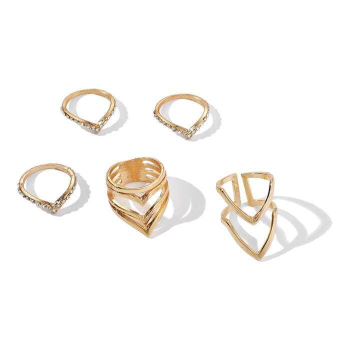 Rings 7pcs/sets Bohemian Wave Sun Ring Sets for Women | Shop Today. Get ...