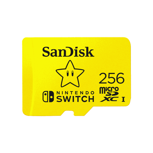 SanDisk microSDXC Card for Nintendo Switch 256GB Mario Starman
