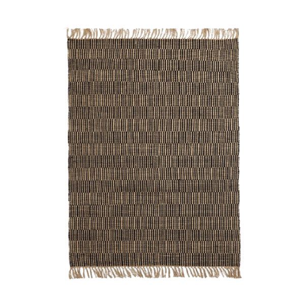 Home Party Hand Woven Jute Linear Rug