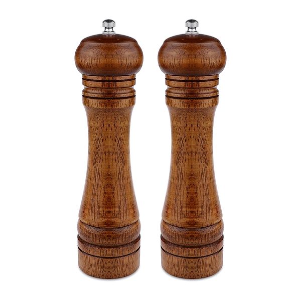 High Ceramic Rotor with Wooden Salt and Pepper Mill - 26cm