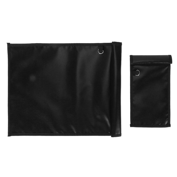 2 piece Waterproof Fireproof Radio Frequency Identification Faraday Bags