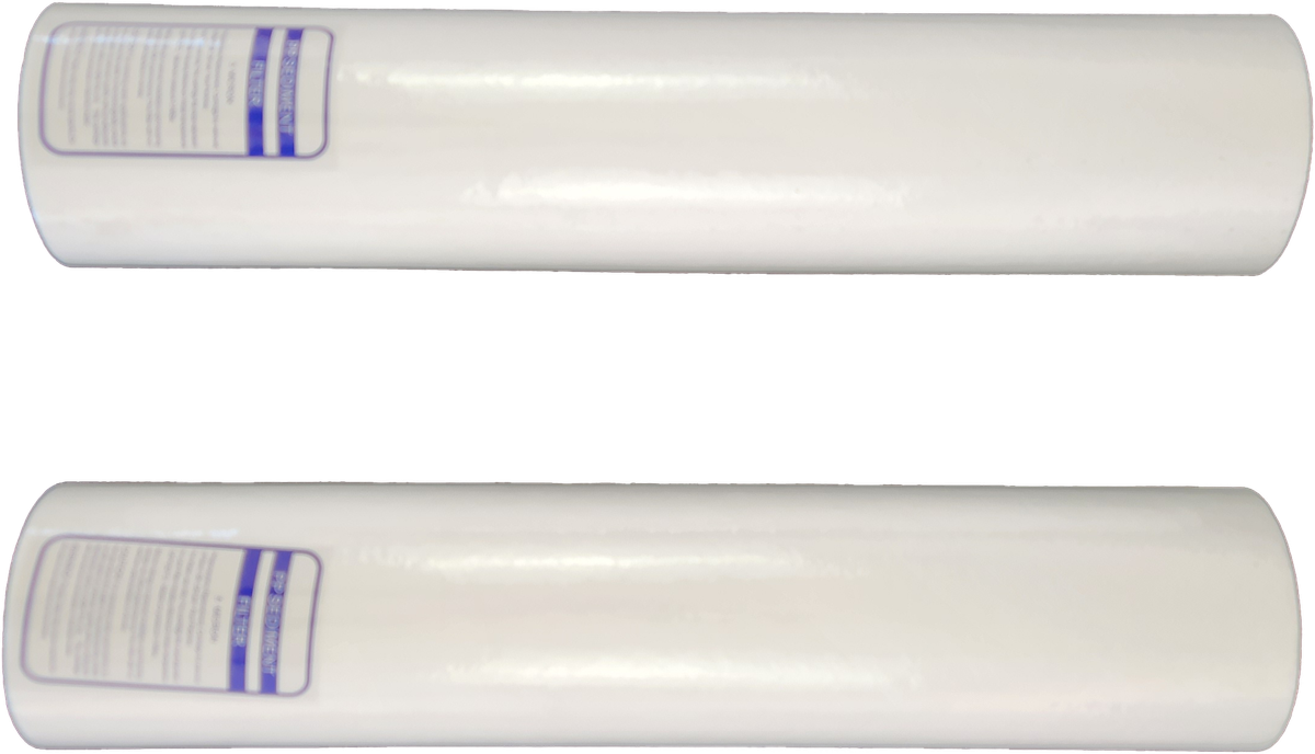 2 Pack - 20-Inch Big Blue 5 Micron PP Sediment Water Filter Cartridge