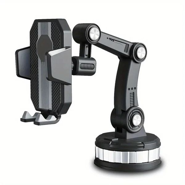 Car Phone Holder Windshield Mount Compatible with iPhone Samsung Xiaomi