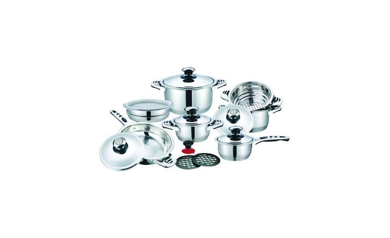 21 Piece High Quality Dolphin Stainless Steel Cookware Set