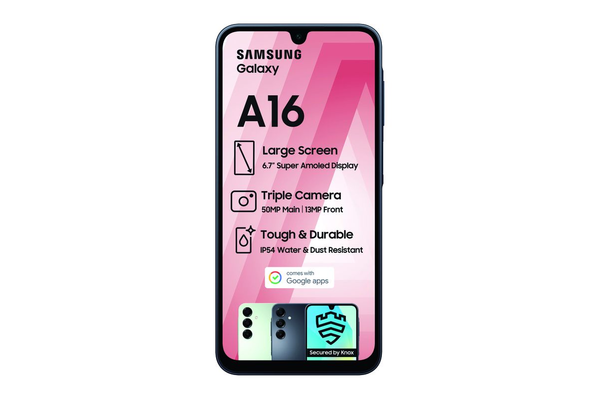 Samsung Galaxy A16 128GB LTE Dual SIM - Black + MTN SIM KIT & LTE Device Promotion