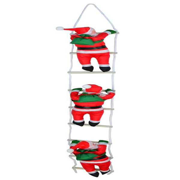 Mapple Supplies Santa Ladder Christmas Tree Ornament Santa Claus Doll