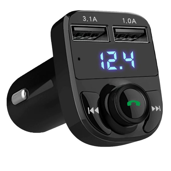 Car MP3 Audio Player Bluetooth Dual USB Car Charger