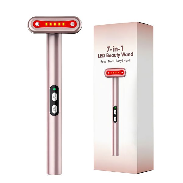 7 in 1 LED Light Therapy Eye Equipment, Red Light Therapy Face Massager