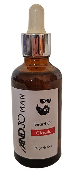 Andjo Man Beard Oil 50ml With Kalahari Melon Seed, Mongongo &amp; Grapeseed Oil