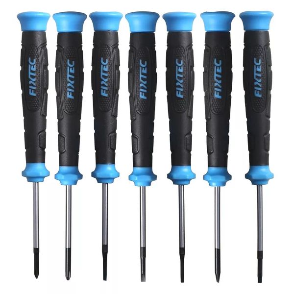 Fixtec 7 Piece Industrial Precision Screwdriver Set